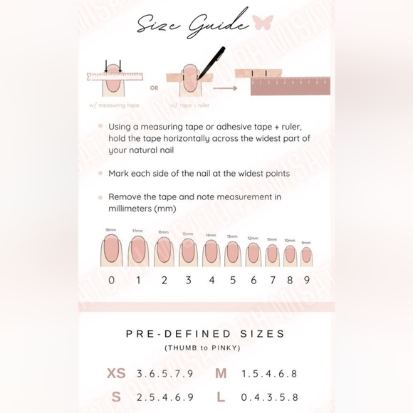 Brown Press-On Nails Set - Picture 4 of 4